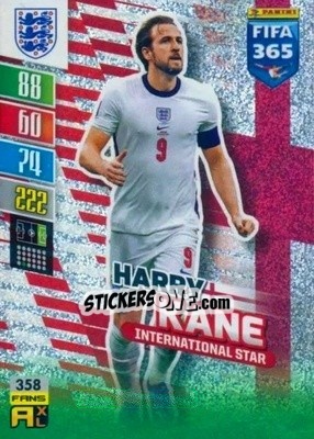 Sticker Harry Kane - FIFA 365: 2021-2022. Adrenalyn XL n. 358 - Panini
