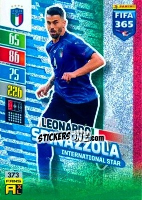 Figurina Leonardo Spinazzola - FIFA 365: 2021-2022. Adrenalyn XL - Panini
