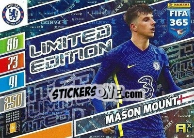 Sticker Mason Mount - FIFA 365: 2021-2022. Adrenalyn XL - Panini