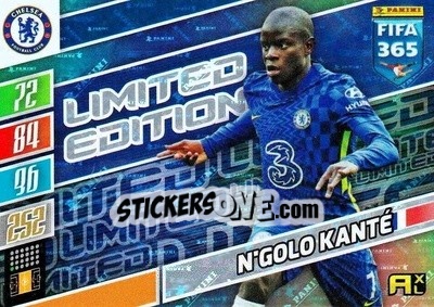 Sticker N'Golo Kanté - FIFA 365: 2021-2022. Adrenalyn XL n. LE-NK - Panini