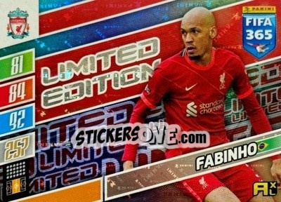 Sticker Fabinho - FIFA 365: 2021-2022. Adrenalyn XL - Panini