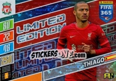 Sticker Thiago - FIFA 365: 2021-2022. Adrenalyn XL - Panini