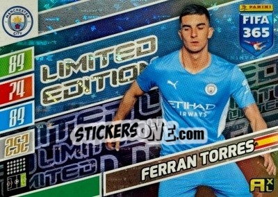 Sticker Ferran Torres - FIFA 365: 2021-2022. Adrenalyn XL n. LE-FT - Panini