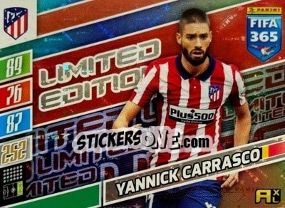 Cromo Yannick Carrasco - FIFA 365: 2021-2022. Adrenalyn XL - Panini
