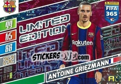 Sticker Antoine Griezmann - FIFA 365: 2021-2022. Adrenalyn XL n. LE-AG - Panini