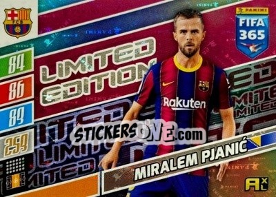 Sticker Miralem Pjanic - FIFA 365: 2021-2022. Adrenalyn XL n. LE-MP - Panini