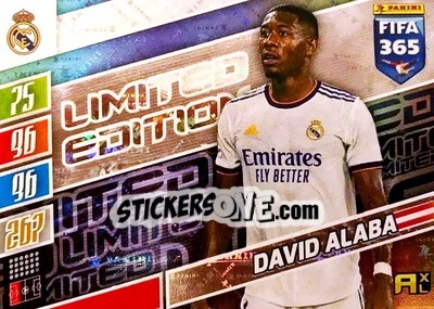 Sticker David Alaba - FIFA 365: 2021-2022. Adrenalyn XL n. LE-DAL - Panini