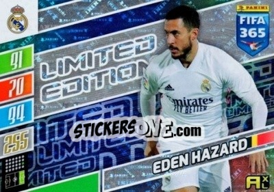 Sticker Eden Hazard - FIFA 365: 2021-2022. Adrenalyn XL n. LE-EH - Panini