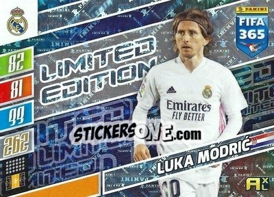 Sticker Luka Modric - FIFA 365: 2021-2022. Adrenalyn XL n. LE-LMO - Panini