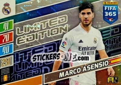 Sticker Marco Asensio - FIFA 365: 2021-2022. Adrenalyn XL - Panini