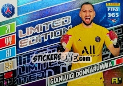 Sticker Gianluigi Donnarumma - FIFA 365: 2021-2022. Adrenalyn XL n. LE-GD - Panini