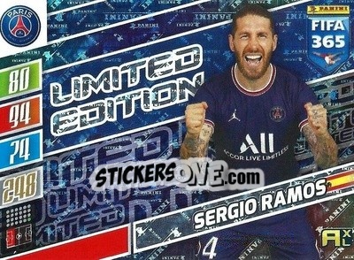 Sticker Sergio Ramos - FIFA 365: 2021-2022. Adrenalyn XL n. LE-SR - Panini