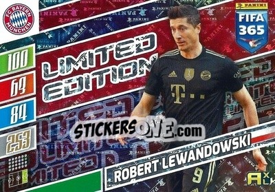 Sticker Robert Lewandowski - FIFA 365: 2021-2022. Adrenalyn XL n. LE-RL - Panini