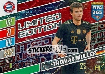Sticker Thomas Müller - FIFA 365: 2021-2022. Adrenalyn XL n. LE-TM - Panini