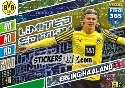 Sticker Erling Haaland - FIFA 365: 2021-2022. Adrenalyn XL n. LE-EHA - Panini