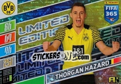 Sticker Thorgan Hazard - FIFA 365: 2021-2022. Adrenalyn XL n. LE-THA - Panini