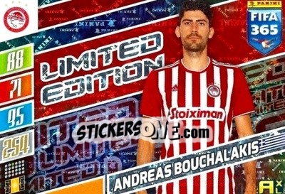 Cromo Andreas Bouchalakis - FIFA 365: 2021-2022. Adrenalyn XL - Panini
