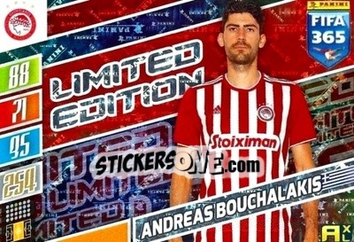 Sticker Andreas Bouchalakis - FIFA 365: 2021-2022. Adrenalyn XL n. LE-AB - Panini
