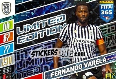 Figurina Fernando Varela - FIFA 365: 2021-2022. Adrenalyn XL - Panini