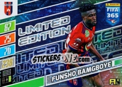 Sticker Funsho Bamgboye - FIFA 365: 2021-2022. Adrenalyn XL - Panini