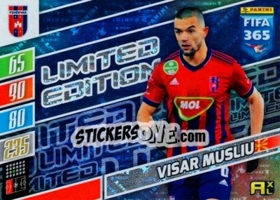 Sticker Visar Musliu - FIFA 365: 2021-2022. Adrenalyn XL - Panini