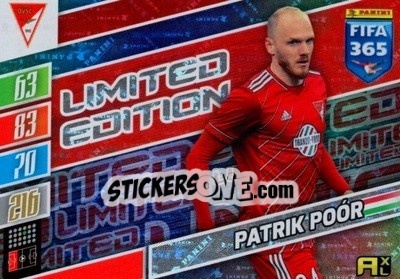 Sticker Patrik Poór - FIFA 365: 2021-2022. Adrenalyn XL - Panini