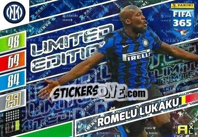 Sticker Romelu Lukaku - FIFA 365: 2021-2022. Adrenalyn XL - Panini