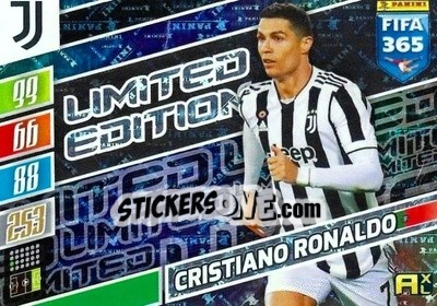 Sticker Cristiano Ronaldo - FIFA 365: 2021-2022. Adrenalyn XL n. LE-CR - Panini