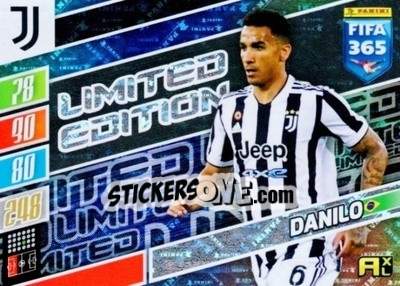 Sticker Danilo - FIFA 365: 2021-2022. Adrenalyn XL n. LE-DA - Panini