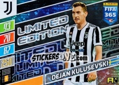 Sticker Dejan Kulusevski - FIFA 365: 2021-2022. Adrenalyn XL n. LE-DK - Panini