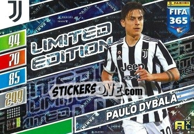 Sticker Paulo Dybala - FIFA 365: 2021-2022. Adrenalyn XL - Panini