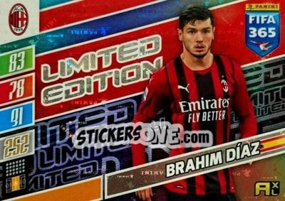 Sticker Brahim Díaz - FIFA 365: 2021-2022. Adrenalyn XL n. LE-BDI - Panini