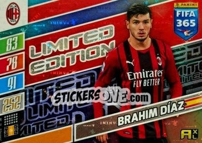 Figurina Brahim Díaz - FIFA 365: 2021-2022. Adrenalyn XL - Panini