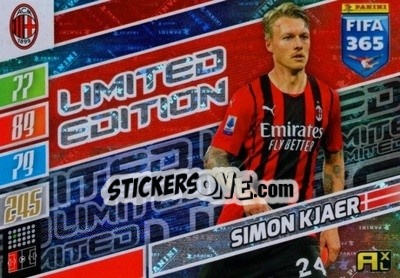 Sticker Simon Kjær - FIFA 365: 2021-2022. Adrenalyn XL n. LE-SK - Panini