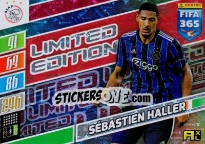 Sticker Sébastien Haller - FIFA 365: 2021-2022. Adrenalyn XL - Panini