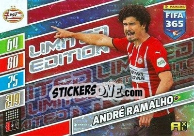 Sticker André Ramalho - FIFA 365: 2021-2022. Adrenalyn XL n. LE-ARA - Panini