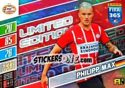 Sticker Philipp Max - FIFA 365: 2021-2022. Adrenalyn XL n. LE-PM - Panini
