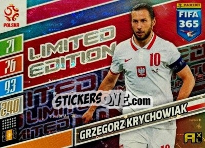 Sticker Grzegorz Krychowiak - FIFA 365: 2021-2022. Adrenalyn XL n. LE-GK - Panini