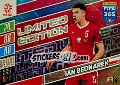 Sticker Jan Bednarek - FIFA 365: 2021-2022. Adrenalyn XL - Panini