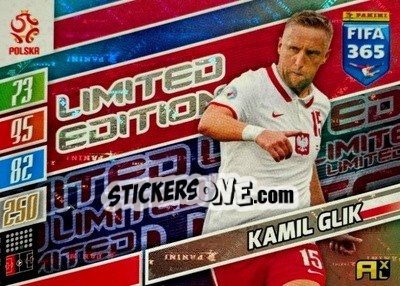 Cromo Kamil Glik - FIFA 365: 2021-2022. Adrenalyn XL - Panini