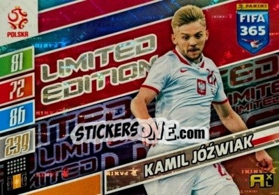 Sticker Kamil Józwiak - FIFA 365: 2021-2022. Adrenalyn XL n. LE-KJ - Panini