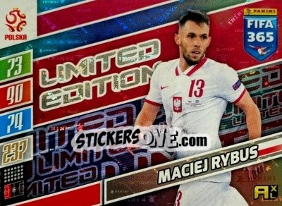 Cromo Maciej Rybus - FIFA 365: 2021-2022. Adrenalyn XL - Panini