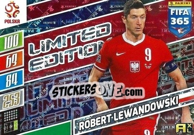 Sticker Robert Lewandowski - FIFA 365: 2021-2022. Adrenalyn XL n. LE-RLP - Panini