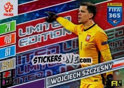 Sticker Wojciech Szczesny - FIFA 365: 2021-2022. Adrenalyn XL n. LE-WS - Panini