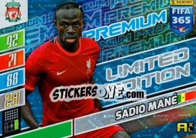 Sticker Sadio Mané - FIFA 365: 2021-2022. Adrenalyn XL - Panini