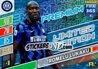 Cromo Romelu Lukaku - FIFA 365: 2021-2022. Adrenalyn XL - Panini