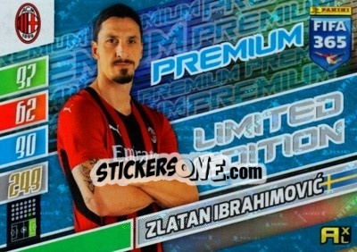 Sticker Zlatan Ibrahimovic - FIFA 365: 2021-2022. Adrenalyn XL n. LEP-ZI - Panini