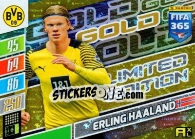 Figurina Erling Haaland - FIFA 365: 2021-2022. Adrenalyn XL - Panini