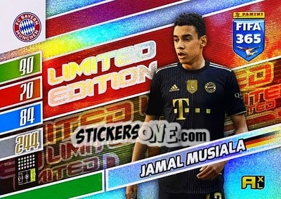 Sticker Jamal Musiala - FIFA 365: 2021-2022. Adrenalyn XL n. XXL-JM - Panini