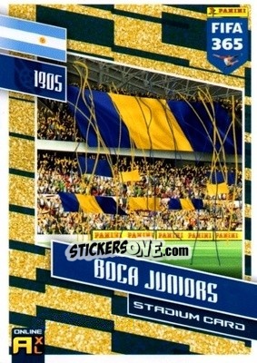 Sticker Boca Juniors - FIFA 365: 2021-2022. Adrenalyn XL n. ON16 - Panini